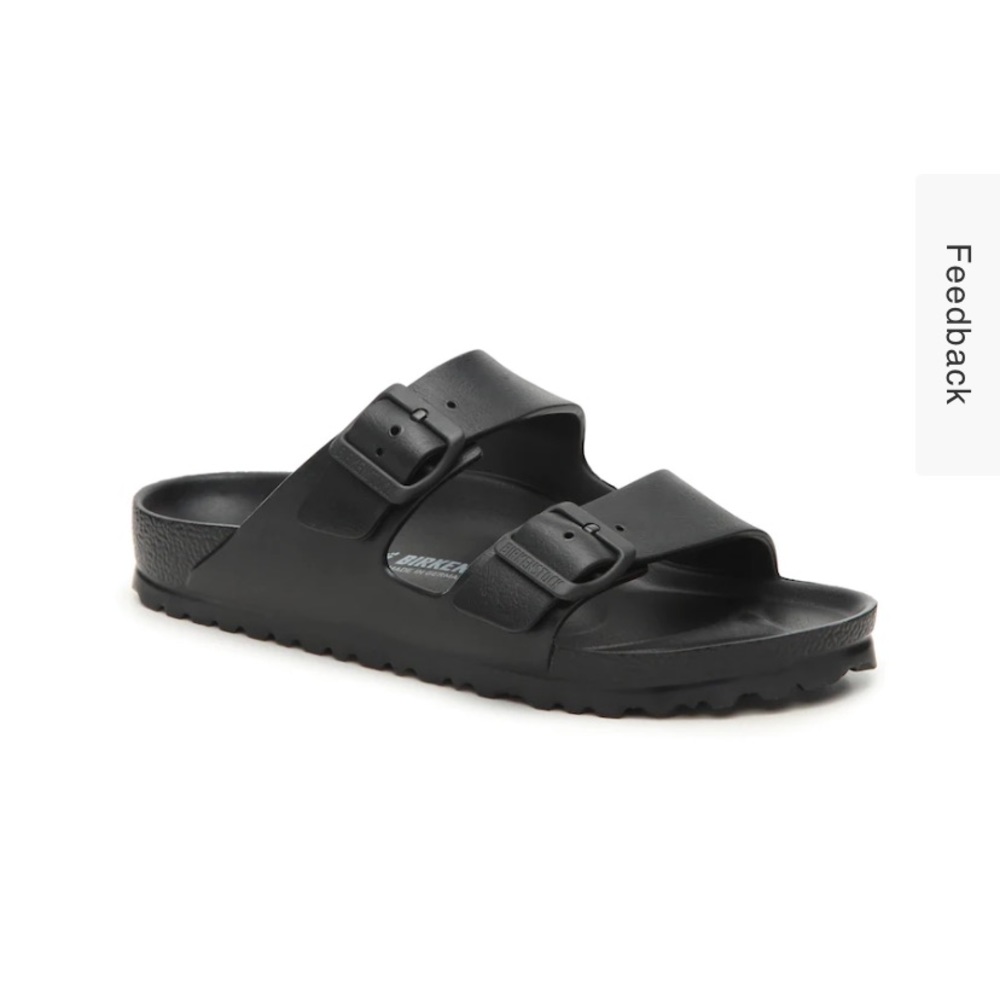 Rubber Birkenstocks worn once